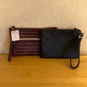 Clutch Bags with matching straps - Set of two